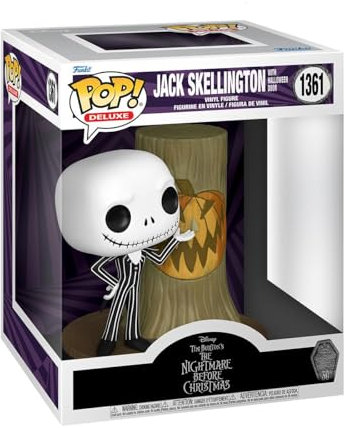 Funko Pop! Deluxe: Disney The Nightmare Before Christmas 30th - Jack Skellington with H.Town Door - Figura de Vinilo Coleccionable - Idea de Regalo- Mercancia Oficial - Juguetes para Niños y Adultos