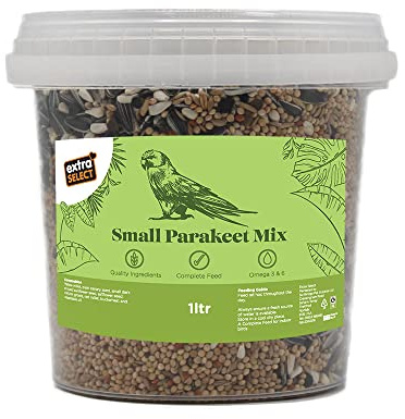 Extra Select Parakeet Mix Full of protein Bucket 1ltr