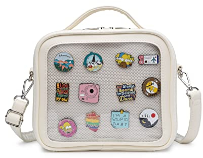 CHERRY SAUCE Ita Bag Umhängetasche, Kuriertasche, Umhängetasche, für Anime-Display, Beige, Tragetasche