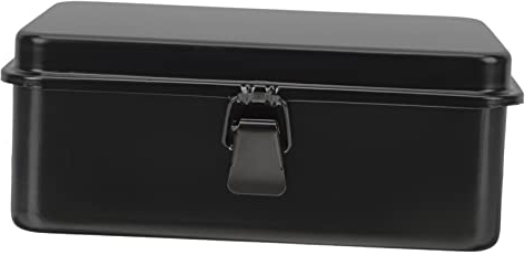 DOITOOL Kleiner Werkzeugkasten Aus Rostbeständigem Eisen Mit Schnappverschluss Tragbarer Metall Organizer Für Schraubendreher Und Kleinteile Kompakt Für Werkstatt Garage Und Auto