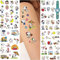 Snoopy Kinder Temporäre Tattoos Tattoo Stickers Set Party Favor Tattoo Aufkleber (4 Blätter)