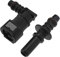 Taicols 2pcs 55.5mmx23.5mm, Connecteur de Ligne de Carburant Voiture Ligne de Carburant Tuyau Connecteur de Tuyau de Carburant Coude Femelle