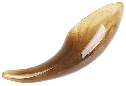 Lurrose Ox Horn Scraping Tube Acupoint Pressure Stick Outil De Massage Traditionnel Chinois Pour Soulagement Musculaire Et Relaxation Du Corps Grand Modèle