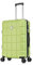 ATX Luggage Medium Suitcase Hold Check in Super Lightweight Durable ABS Hard Shell Suitcase with 4 Dual Spinner Wheels and Built-in TSA Lock (Lime Green, 65Liter)