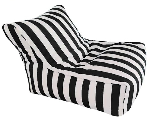Flytande säcksäck for pool - Original vuxenstorlek flytande säcksäckar for vattenpool - Flytande säcksäck for pool - Randigt säcksäcksskydd for utomhusbruk(Black-stripe)