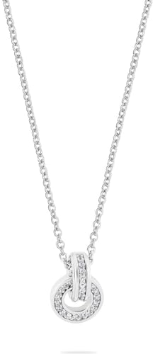JETTE Damen-Kette 925er Silber 27 Zirkonia One Size, Silber 32025940