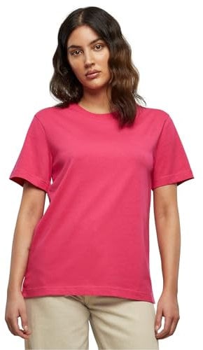Build Your Brand T- Shirt Quotidien pour Femme, Rose Hibiscus