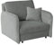 Mirjan24 Sofa Viva Loft I mit Schlaffunktion, Schlafsofa, einsitzer Polstersofa mit Bettkasten inkl. Kissen, Bettsofa Wohnlandschaft Farbauswahl (Run Again 85)