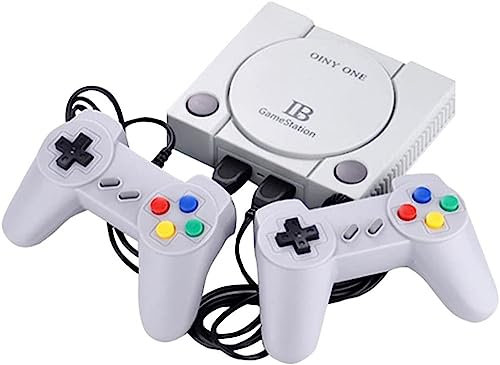 ZQJYMXY Console di gioco Plug And Play, console di gioco retrò NES 1000 giochi classici integrati Aspetto della console di gioco TV PS1 Mini videogioco a 16 bit for bambini adulti