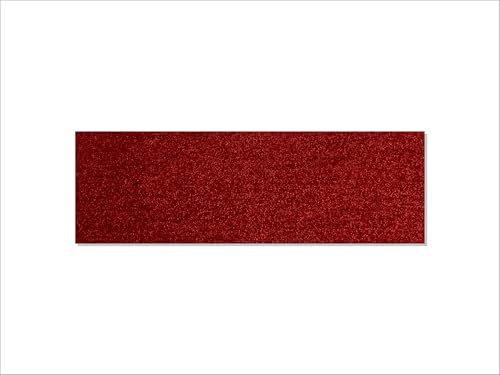 Keilbach Designprodukte – Fußmatte terrazza – 87 x 28 cm – 7 Farben – hochwertiger Schuhabstreifer – rutschfest, waschbar, dicht gewoben, Gute Schmutz- und Feuchtigkeitsaufnahme (red)