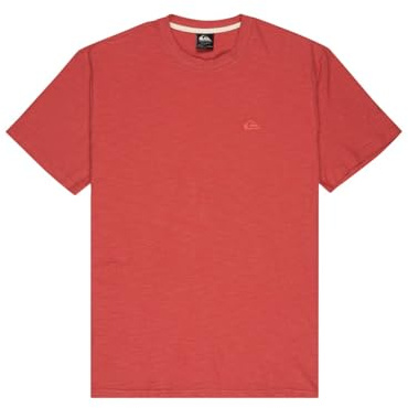 Quiksilver Kurzärmliges Strickoberteil, Slub Roundneck, Rosa, Größe L
