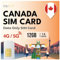 travSIM SIM Karte Kanada | 10 GB Mobile Daten mit 4G/5G Highspeed | 15 Tage lang gültig | Daten SIM Karte für Kanada | Prepaid Reise-SIM für Freizeit- und Geschäftsreisende | Einfache Aktivierung