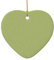 Decorazioni per albero di Natale verde chiaro, ornamenti in ceramica con cuore e stella, decorazioni festive per tutte le occasioni