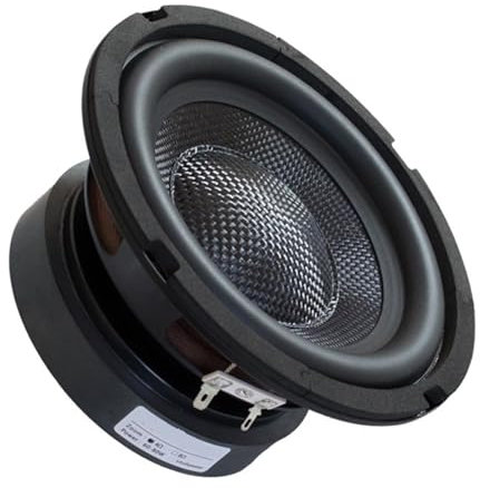 1 Pieces for Soundhits SW-651 6.5'' Subwoofer Speaker Driver Unit Glassfiber Cone R Type Deep Rubber Suspension 4/8ohm 80W OD=166mm