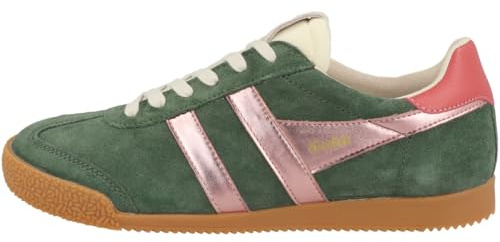 Gola Elan Glitz - Damen Sneaker - Evergreen-Pink-Coral