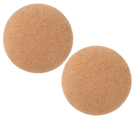 HANABASS 2stücke Cork Massage Ball Relaxation Roller Fitness Roller Ball Cork er Massage s Small Muscle er Yoga
