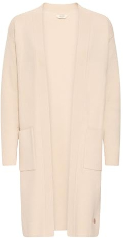 OXMO OXFina Damen Strickjacke Feinstrick Cardigan Feinstrick