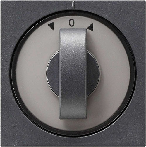 Gira 066628 Abdeckung Knebel Zeit und Jalousie System 55, anthrazit