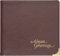 BRUNNEN 106454429 Addressbuch (Adress und Geburtstagsbuch, 100 x 950 mm, Soft Material, A-Z Register) bordeaux