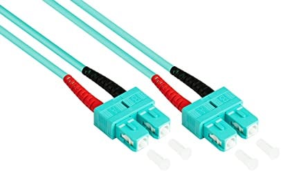 Patchkabel LWL Duplex OM3 (Multimode, 50/125) SC/SC, 15m, Good Connections®
