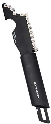 Birzman Kettenpeitsche 9-F, Silber-Schwarz