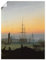 ARTLAND Wanddeko Poster & Kunstdrucke Wandposter 45x60 cm Sonnenuntergang Schiff Boot Docks Hafen von Greifswald Romantik Caspar David Friedrich T7UJ