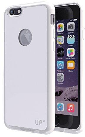 Exelium UPMAI6 Apple iPhone 6 Schutzhülle/Cover mit magnetischer Induktionsladefunktion, weiß