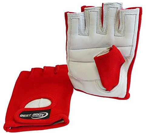 Best Body Nutrition Power Handschuh, Mehrfarbig (rot), XL