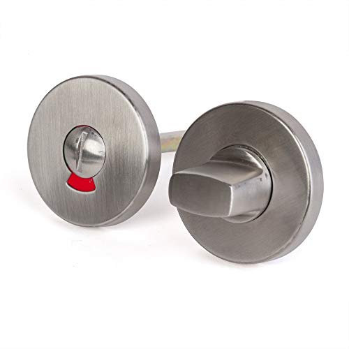 Paire de Rosaces KLOSE besser ELSA- Rondes Diam: 53 mm - A condamnation Avec Voyant -Inox 304