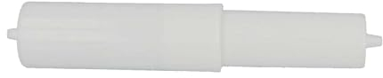 tecuro weiße Ersatzrolle für WC-Papierhalter – Kunststoff, 115 mm Breite – langlebig & flexibel mit Federelement