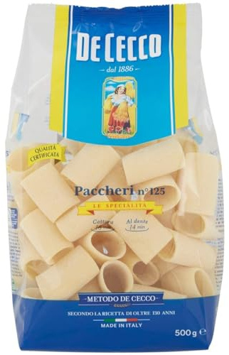 10x Pasta De Cecco 100% Italienisch Paccheri n 125 Nudeln 500g