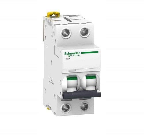 CABLEPELADO Interruptor Automático Magnetotérmico residencial iC60N | Normas EN 60898-1, IEC 60898-1 | 6kA |2P | CURVA C | IP44 | 25A
