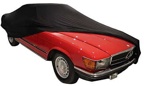 Star Cover AUTOABDECKUNG SCHWARZ Mercedes-Benz R107 SL SCHUTZHÜLLE ABDECKPLANE SCHUTZDECKE
