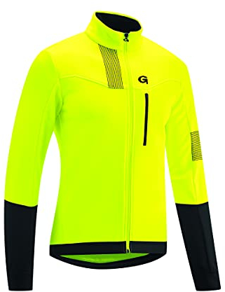 Gonso Valaff, Herren Fahrradjacke, Wasserabweisende Softshelljacke, Winddicht, G-Shell für optimale Wärmeisolierung, Enganliegende Passform, PFC-frei