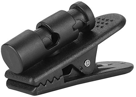 Goshyda Headset Clip, 2PCS Schwarze Kabelclip-Klemmenhaken für Ohrhörer, Große Clipklemme