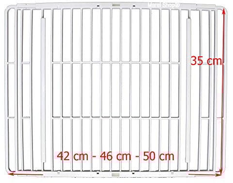 Marel Shop® - Griglie estensibili in plastica per frigo congelatore misure variabili da: 42-46-50 cm x 35 cm