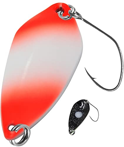FTM Spoon Tremo 2,3gr. neon orange lumi/schwarz m. Glitter lumi
