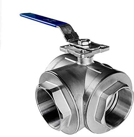 FSA Kugelhahn Edelstahl 316 4 2-Teilig 3-Wege ISO 5211
