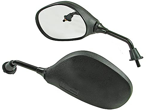 VANEZ Spiegel Set Standard Kymco-Style Rechtsgewinde kompatibel für Roller, Scooter, Mofa, Moped, universal