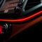 Recambo 2M EL Wire LED Ambiente Beleuchtung, 12V Flexible Neon Lichtleiste, Innenraumbeleuchtung für Auto, Inverter Inklusive, Wasserdichtes Ambientelicht für PKW, Orange