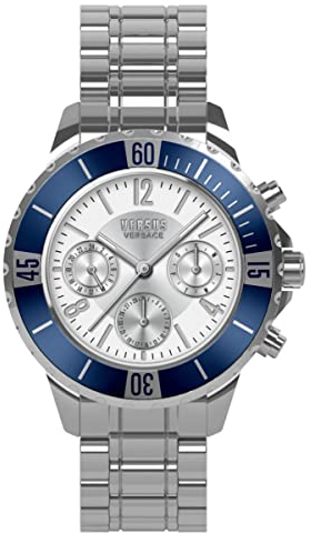 Versus Versace Herrenuhr Chronograph Tokyo Chrono Silber VSPGN2721