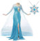 Angel Closet Disfraz de princesa Elsa para mujer, para fiestas de disfraces, Halloween, cosplay(XXL, elsa1)
