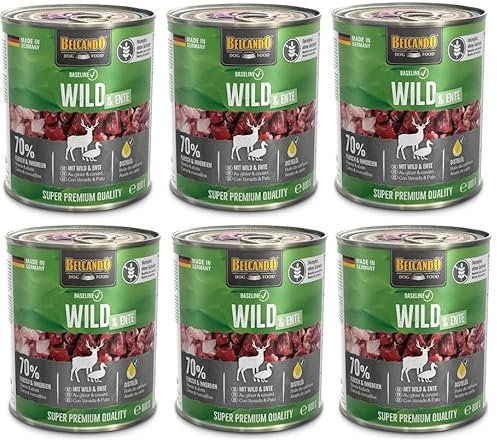 Belcando Baseline Wild & Ente 6 x 800 g getreidefreies Hundefutter