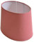 Lampenschirm oval H 17 x B 19 x L 26 Stoff für Steh - Tischlampen (beere)
