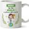 Mugffins Tassen Personalisieren mit Spruch für EHEFRAU/FRAU - Auf Italienisch - Sei migliore del mondo - 11 oz / 330 ml - Individuell Anpassbar Geschenk