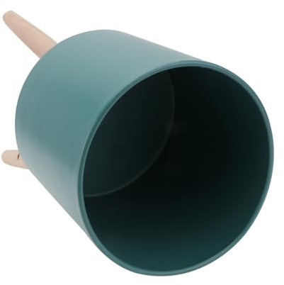 Supvox 1stück Eisen Kunst Blumenpot Mit Ständer Einfache Blumenständer Für Pflanzen Stilvolle Deko Für Garten Zuhause Und Büro Langlebig Und Modern Kleine Blau