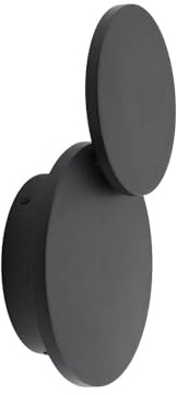 Lucande LED Wandleuchte, Wandlampe Innen Elrik (Modern) in Schwarz aus Metall (1 flammig) - Wandstrahler Wandbeleuchtung Schlafzimmer/Wohnzimmer Flurleuchte