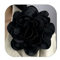 Broches à revers en forme de fleur de rose extra large de 19 mm, délicates broches en tissu satin, grande broche fleur de camélia, pour mariage, vêtements de danse, bijoux pour femme, Tissu, Pas de