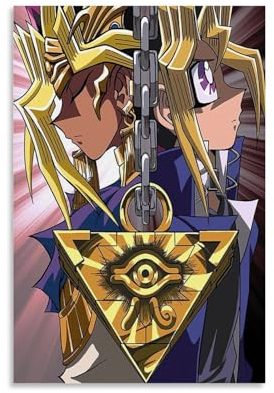 KDCSBY Yugioh Poster auf Leinwand, Wandkunst, Wohnzimmer, ästhetisch, dekoratives Gemälde, 30 x 45 cm, ungerahmter Stil