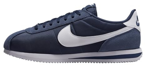 Nike Herren Cortez Textile Sneaker, Midnight Navy White, 42.5 EU